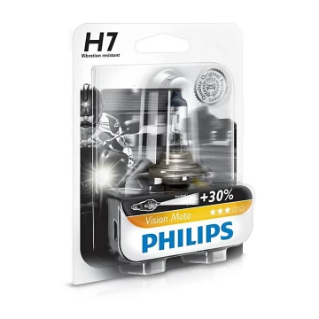Moto Glödlampa Philips X-TREME VISION MOTO 12972PRBW H7 PX26d/55W/12V